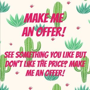 Accepting reasonable offers!